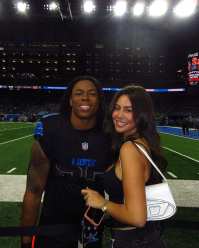 Detroit Lions Running Back Jahmyr Gibbs and Girlfriend Nicole Anderson's Relationship Timeline